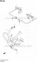 REPOSE PIED pour Suzuki OZARK 250 1992
