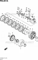 EMBRAYAGE pour Suzuki OZARK 250 2016