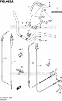 GUIDON pour Suzuki OZARK 250 2016