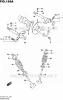 ARBRE A CAMES   VALVE pour Suzuki OZARK 250 2017