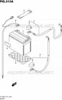 BATTERIE pour Suzuki OZARK 250 2017
