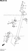 COLONNE DE DIRECTION pour Suzuki OZARK 250 2017