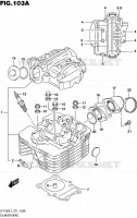 CULASSE pour Suzuki OZARK 250 2017