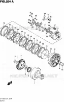 EMBRAYAGE pour Suzuki OZARK 250 2017