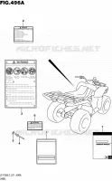 ETIQUETTE pour Suzuki OZARK 250 2017