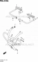 REPOSE PIED pour Suzuki OZARK 250 2017