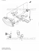 ENSEMBLE FEU ARRIERE (LT F400FL1 P28) pour Suzuki KINGQUAD 400 2011