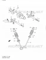 ARBRE A CAMES   VALVE pour Suzuki KINGQUAD 400 2011