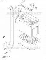 BATTERIE pour Suzuki KINGQUAD 400 2011