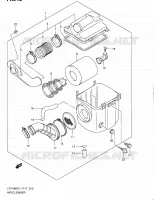 FILTRE A AIR (LT F400FL1 P17) pour Suzuki KINGQUAD 400 2011