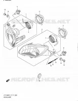 PHARE pour Suzuki KINGQUAD 400 2011