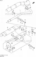 SILENCIEUX pour Suzuki KINGQUAD 400 2011