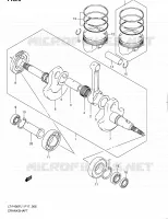 VILEBREQUIN pour Suzuki KINGQUAD 400 2011