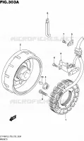 ALLUMAGE ROTOR   STATOR pour Suzuki KINGQUAD 400 2015