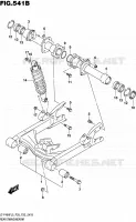 BRAS OSCILLANT ARRIERE (LT F400FL5 P33) pour Suzuki KINGQUAD 400 2015