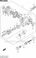 CARDAN   COUPLE CONIQUE (ARRIERE) pour Suzuki KINGQUAD 400 2015