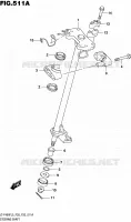 COLONNE DE DIRECTION pour Suzuki KINGQUAD 400 2015