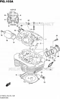 CULASSE (LT F400FL5 P28) pour Suzuki KINGQUAD 400 2015