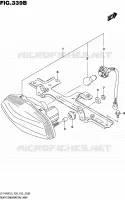 ENSEMBLE FEU ARRIERE (LT F400FL5 P33) pour Suzuki KINGQUAD 400 2015