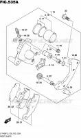 ETRIER DE FREIN AVANT pour Suzuki KINGQUAD 400 2015