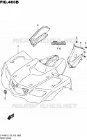 GARDE BOUE AVANT (LT F400FL5 P33) pour Suzuki KINGQUAD 400 2015