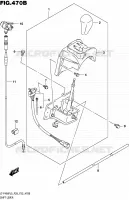 LEVIER DE VITESSE (LT F400FL5 P33) pour Suzuki KINGQUAD 400 2015