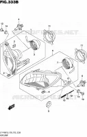 PHARE (LT F400FL5 P33) pour Suzuki KINGQUAD 400 2015