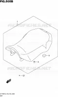 SELLE (LT F400FL5 P33) pour Suzuki KINGQUAD 400 2015