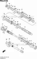 TRANSMISSION (1) pour Suzuki KINGQUAD 400 2015