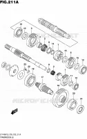 TRANSMISSION (2) pour Suzuki KINGQUAD 400 2015
