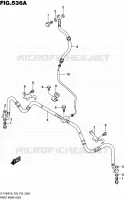 DURITE DE FREIN AVANT pour Suzuki KINGQUAD 400 2016