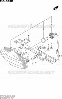 ENSEMBLE FEU ARRIERE (LT F400FL6 P33) pour Suzuki KINGQUAD 400 2016