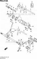 ENSEMBLE SELECTEUR DE VITESSES (1) (LT F400FL6 P28) pour Suzuki KINGQUAD 400 2016