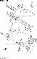 ENSEMBLE SELECTEUR DE VITESSES (1) (LT F400FL6 P33) pour Suzuki KINGQUAD 400 2016