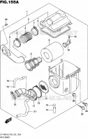 FILTRE A AIR (LT F400FL6 P28) pour Suzuki KINGQUAD 400 2016