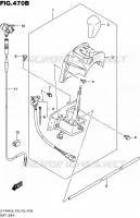 LEVIER DE VITESSE (LT F400FL6 P33) pour Suzuki KINGQUAD 400 2016
