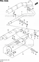 SILENCIEUX (LT F400FL6 P28) pour Suzuki KINGQUAD 400 2016