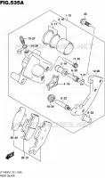 ETRIER DE FREIN AVANT pour Suzuki KINGQUAD 400 2017