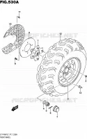 ROUE AVANT pour Suzuki KINGQUAD 400 2017