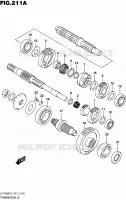 TRANSMISSION (2) pour Suzuki KINGQUAD 400 2017