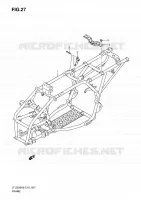 CADRE pour Suzuki QUADSPORT 250 2010