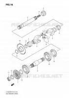 COUPLE CONIQUE pour Suzuki QUADSPORT 250 2010