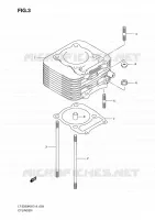 CYLINDRE pour Suzuki QUADSPORT 250 2010