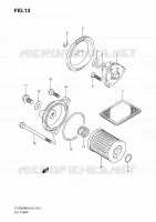 POMPE A HUILE pour Suzuki QUADSPORT 250 2010