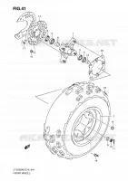 ROUE AVANT pour Suzuki QUADSPORT 250 2010