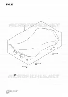 SELLE pour Suzuki QUADSPORT 250 2010