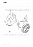 ALLUMAGE ROTOR   STATOR pour Suzuki QUADSPORT 250 2010