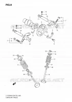 ARBRE A CAMES   VALVE pour Suzuki QUADSPORT 250 2010