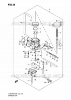 CARBURATEUR pour Suzuki QUADSPORT 250 2010