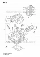 CULASSE pour Suzuki QUADSPORT 250 2010